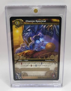 Spectral Kitten SCOURGEWAR LOOT 3/3 Unscratched WOW TCG French Card - Picture 1 of 1