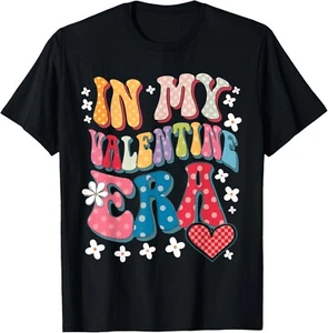 Cute Valentine's Day Girls Kids Retro T-Shirt unisex T-Shirt - Picture 1 of 2