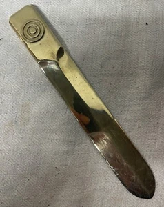 Jolie coupe papier en bronze CG EM - Picture 1 of 3