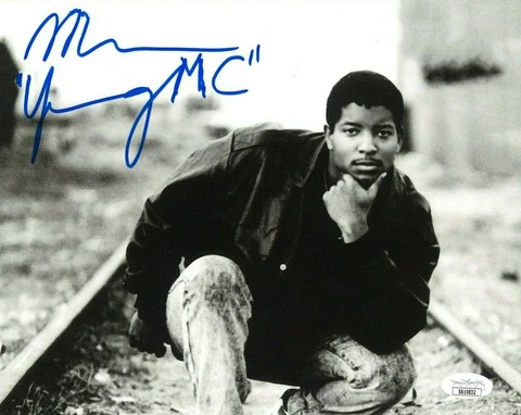 Young MC - Bust A Move -  Autographed 8x10 JSA Authenticated Cover