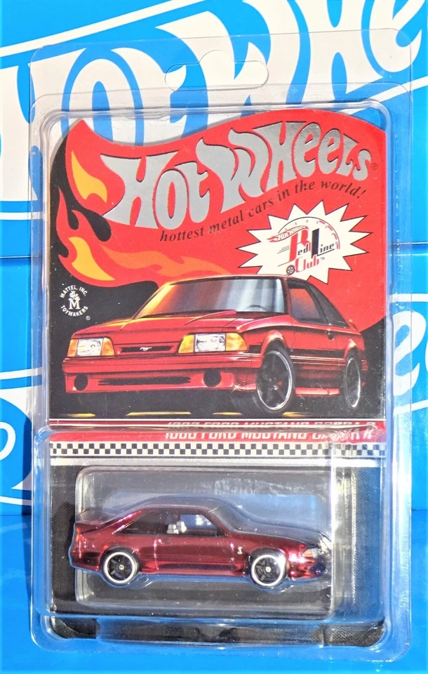 Hot Wheels Ford Mustang Cobra R 1:64 Diecast Car - Red (GXJ20)