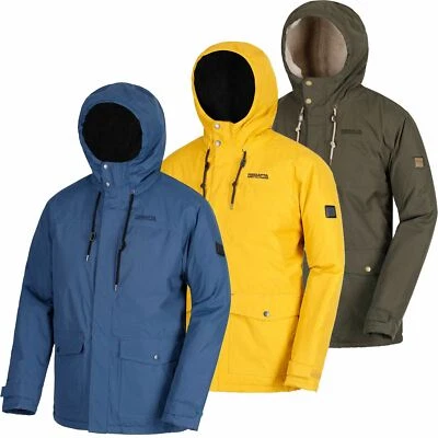 Regatta Mens Syrus Waterproof Outdoor Jacket Hooded Zip Coat - Image 1 of 2