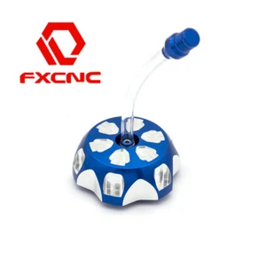 Cubierta tapa del tanque de combustible FXCNC Dirtbike billete gasolina para Yamaha YFM 700R 2008-2017 azul - Imagen 1 de 11