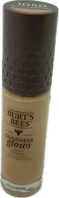 Burts Bees Goodness Glows Natural Liquid Makeup Foundation 1oz 1050 Rich Caramel - Image 1 of 3