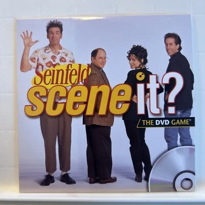 Scene It? CD de repuesto para juego de mesa DVD Seinfeld Foto 1 de 3