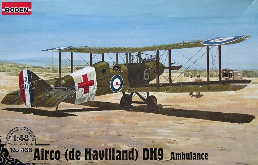 Roden 1/48 436 De Havilland D.H.9 Ambulanza - Immagine 1 di 1