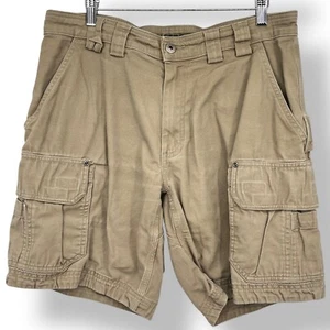 Duluth Trading Shorts Herren 34 hellbraun Flex Feuerwehrhose Zimmermann Cargo entspannt Arbeit - Bild 1 von 8