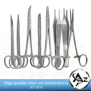 First Aid Emergency Wound Suture Surgical Laceration Repair Survival Kit Camping - Picture 1 of 12