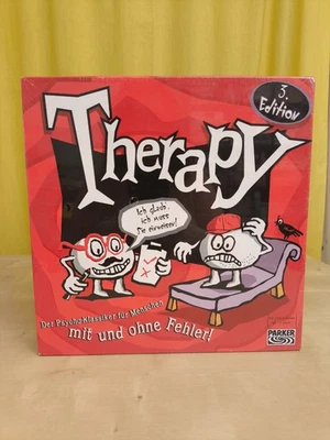Therapy 3. Edition rot Spiel Gesellschaftsspiel - NEU Zustand! - alles Verpackt  - Bild 1 von 4