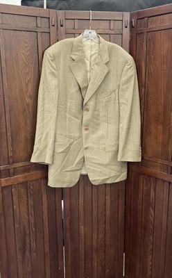 Chaqueta Blazer Samuelsohn de Lana Tostada para Hombre - Talla 41 REG Foto 1 de 4