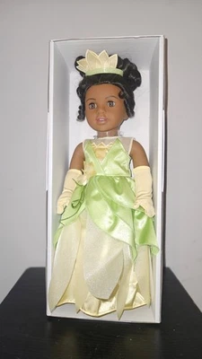 NIB AMERICAN GIRL DISNEY PRINCESS TIANA DOLL BRAND NEW IN BOX 18 inch - Image 1 of 3
