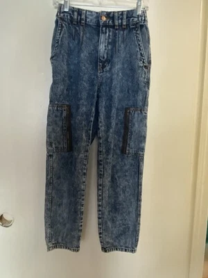 BOG Womens Blue Denim Jeans SP PS Small Petite Elastic Waist 26” 28” Inseam 27” - Image 1 of 4