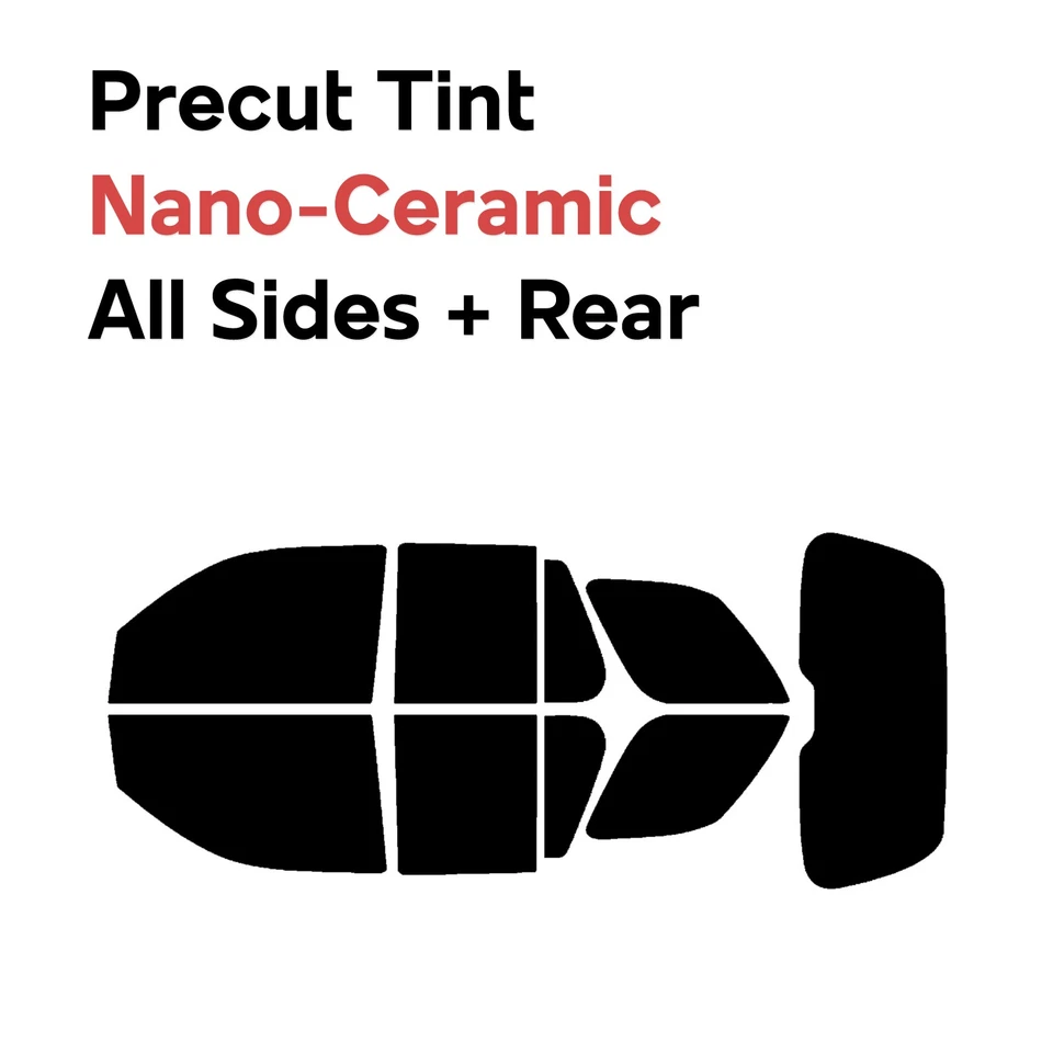 Película de ventana precortada automotriz nano cerámica tinte hágalo usted mismo para Buick Rainier 2004-2007 Foto 1 de 4