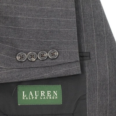 Abrigo deportivo Lauren Ralph Lauren para hombre 42 dos botones rayas lana de un solo pecho Foto 1 de 4