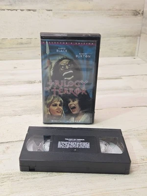 Trilogy of Terror VHS 1999 Collector's Edition Clamshell Horror Gore Cult  - Image 1 of 4