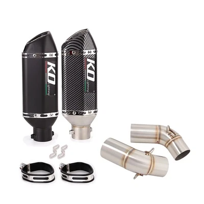 Slip For Ducati Monster 696 796 795 1100 Exhaust Middle Pipe Mufflers Tip System - Image 1 of 4