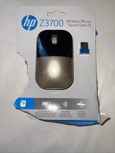 HP - Z3700 Wireless Blue LED Mouse - Wireless - Silver - Picture 1 of 3
