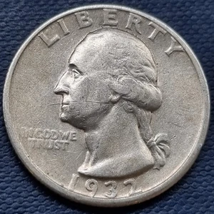 1932 D Washington Quarter 25c Key Date Denver Better Grade #94647 - Picture 1 of 2
