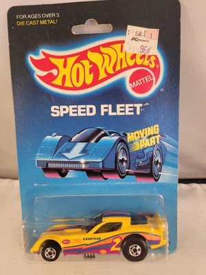 1988 年风火轮速度飞翔消防车 #5121 BW 黄色 MOC 带保护 PAC — 第 1/4 张图片