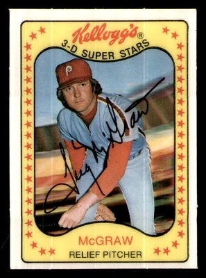 1981 Kellogg's 3-D Super Stars #37 Tug McGraw - Image 1 of 2