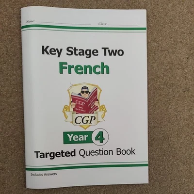 KS2 Year 4 French Targeted Question Workbook with Answer Ages 8-9 CGP - Image 1 of 2