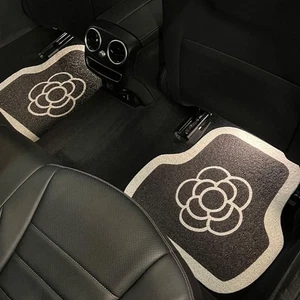 1/2/4PCS Camellia Automotive Floor Mats for Front Rear Seats - Picture 1 of 16