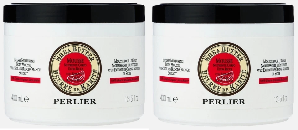 2 Perlier Shea Butter Body Mousse with Sicilian Blood Orange Extract 13.5 oz - Image 1 of 1