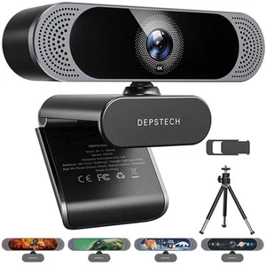 DEPSTECH 4K Webcam DW49 HD 8MP ausgestattet mit Sony Sensor Autofokus Webcam mit... - Bild 1 von 9