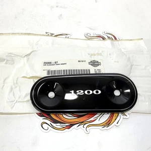 NUEVO Inserto de filtro de aire negro genuino Harley Sportster 1200 2007-2015 29355-07 - Imagen 1 de 3
