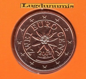 Österreich 2008 2 Cent Euro BU FDC aus BU 50000 Exemplare Austria - Bild 1 von 1