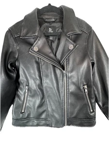 ART CLASS Kids Moto Jacket Black Size Small 6/6x - Picture 1 of 14