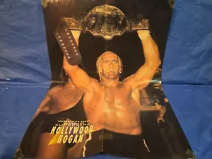 Hollywood Hulk Hogan nuovo senza scatola / Bulldog britannico poster vintage reversibile 15 x 20' - Foto 1 di 8