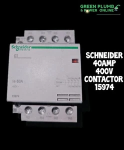 Schneider Multi 9 - CT - 15974 - 4 Pole 63a Normally Closed Contactor 240v Coil - Picture 1 of 3