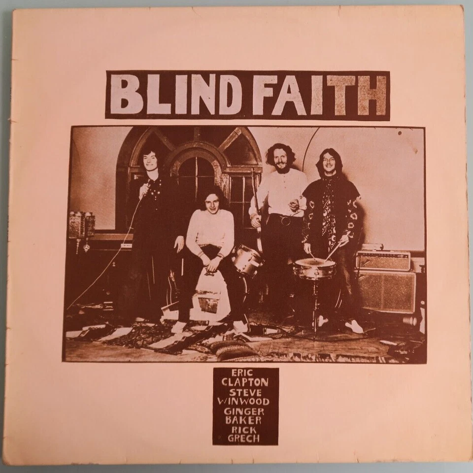 Blind Faith Self Titled Australia pressing 12'' vinyl Lp 1969 rare Clapton - Image 1 of 3