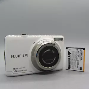 Fujifilm Digital Camera FinePix JV500 14.0MP White Tested - Picture 1 of 8