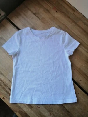 White School t-shirt Boys Girls 7-8 years 100%Cotton VGC - Image 1 of 3