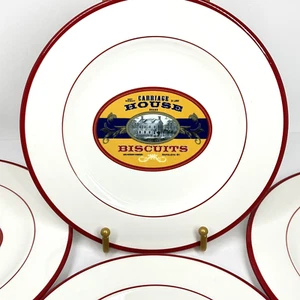 Williams Sonoma KUTSCHE HAUS KEKSE 9" TELLER Bauernhaus Vintage Retro Set 4 - Bild 1 von 7