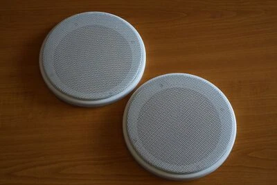 PG AUDIO 1 Paar DIN-160 Lautsprecher-Universalabdeckung Abdeckung Gitter weiß