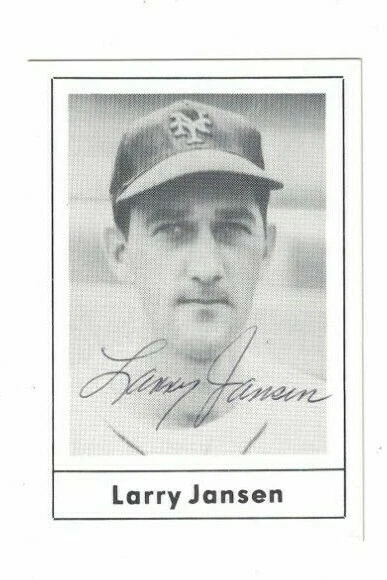 Larry Jansen New York Giants Signed 1978 Grand Slam Card W/Our COA - Image 1 of 1