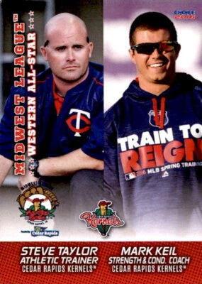 2016 Midwest League All-Stars Choice #69 Steve Taylor Mark Keil Baseball Card - Image 1 of 2