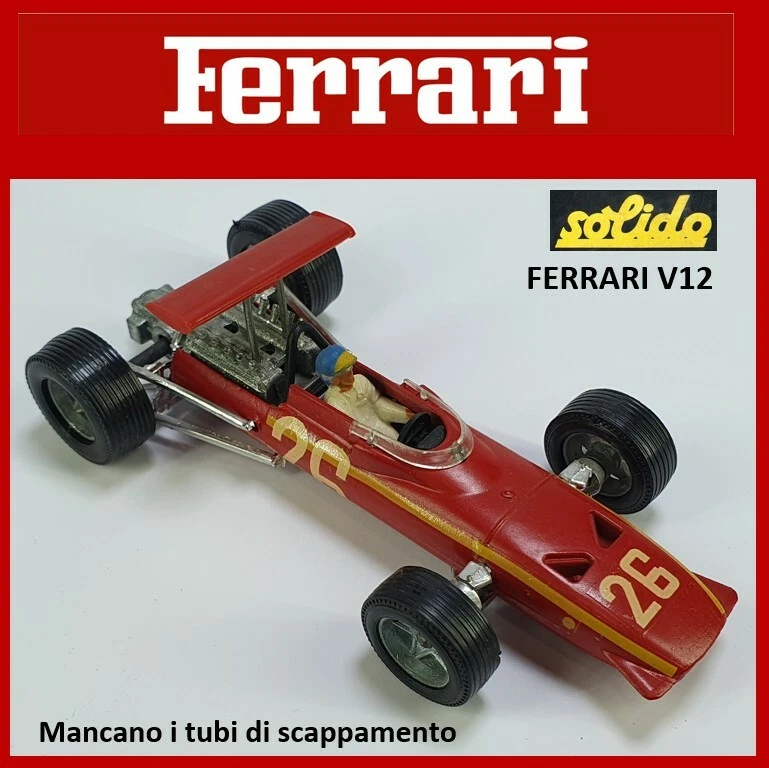 FERRARI V12 SCALA 1:43 - DELLA SOLIDO NR. 167 (C027) - Immagine 1 di 4