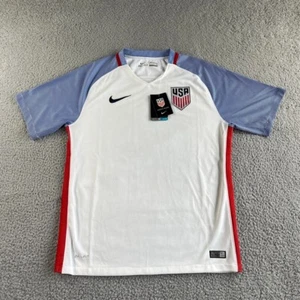 Neu mit Etikett Nike USA US Fußball Trikot Herren Medium weiß blau rot Dri-Fit 2015 sportlich - Bild 1 von 23