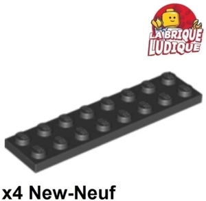 Lego 4x Plaque Plate 2x8 8x2 noir/black 3034 NEUF - Picture 1 of 1