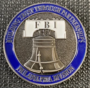 FBI - Philadelphia Division - Challenge Coin. - Picture 1 of 2