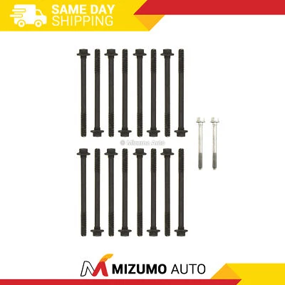 Pernos de cabeza aptos para 04-16 Buick Cadillac Chevrolet GMC Pontiac Sabb Suzuki 2.8L 3.6L Foto 1 de 4