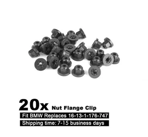 20x10mm Exterior Plastic Nut Flange Clip Rivet Fit For BMW E30 E36 16131176747 - Foto 1 di 6