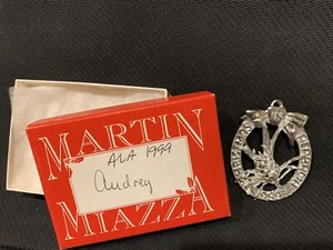 Martin Miazza Alabama 1999 Weihnachtsschmuck "Kiefernzweig mit Kegel" - Bild 1 von 3