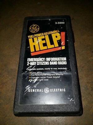 General Electric 3-5900 40 Channel 2 Way Citizen Band Radio Zombie Apocalypse  - Image 1 of 4