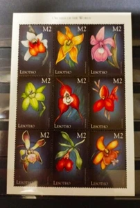 FLORES / FLOWERS - LESOTHO 1999, MNH Big Sheet - Imagen 1 de 1