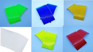 Reflektor Klebestreifen Hose Arm Band selbstklebend Warnband Fahrrad Motorrad - Bild 1 von 7